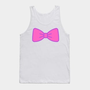 pink and purple bowtie Tank Top